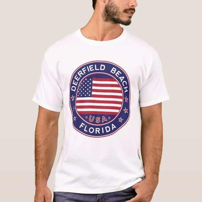 Camiseta Deerfield Beach, Florida (Frente)