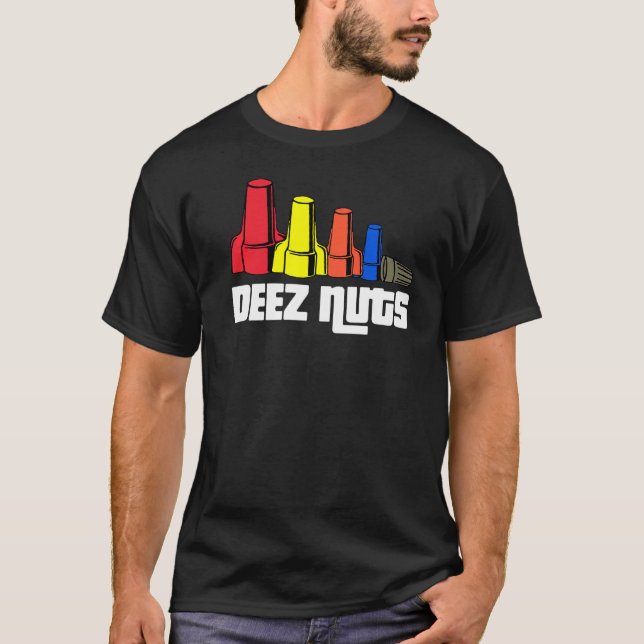 Camiseta Deez Loucos Elétrico Para Homens (Frente)