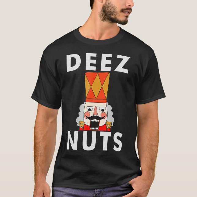 Camiseta Deez Loucos Engraçados Homens Nojentos de Natal (Frente)