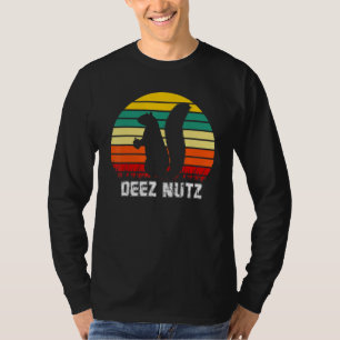 Camiseta Deez Loucos Nutcracker Xmas Pajama Funny Squirrel