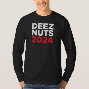 Camiseta Deez Nuts 2024  Meme Humorístico Republicano Democ