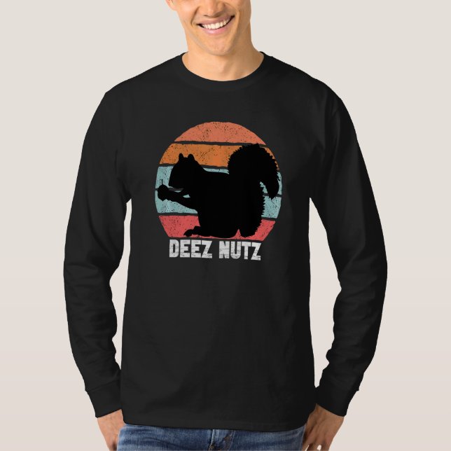 Camiseta Deez Nutz Christmas Gopher Dizendo Dees Nutz Ugly (Frente)