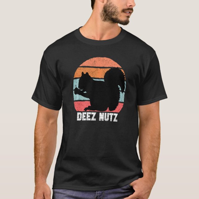 Camiseta Deez Nutz Christmas Gopher Dizendo Dees Nutz Ugly (Frente)