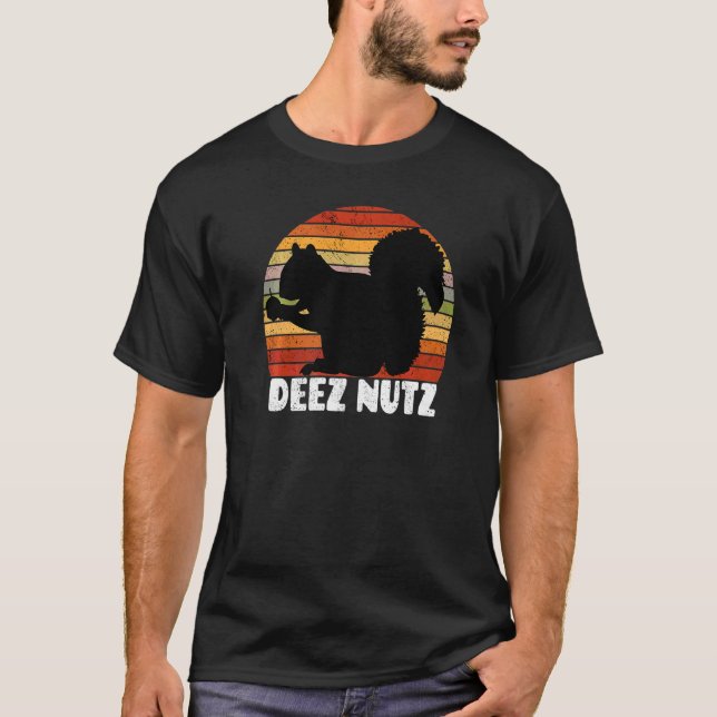 Camiseta Deez Nutz Christmas Gopher Dizendo Dees Nutz Ugly (Frente)