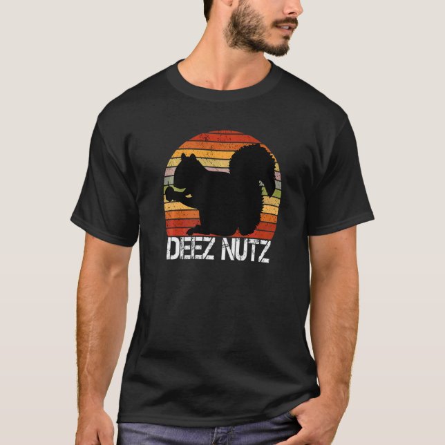 Camiseta Deez Nutz Christmas Gopher Dizendo Dees Nutz Ugly (Frente)