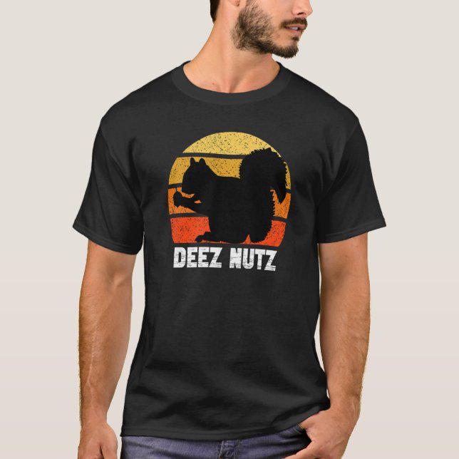 Camiseta Deez Nutz Christmas Gopher Dizendo Dees Nutz Ugly (Frente)