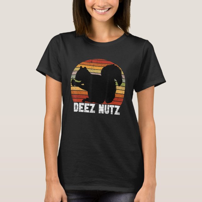 Camiseta Deez Nutz Nutcracker Squirrel Gopher Chipmunk Dees (Frente)