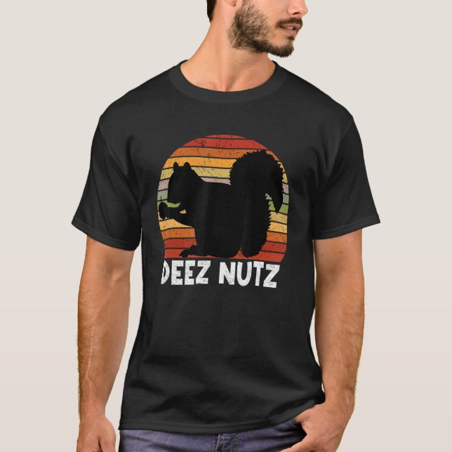 Camiseta Deez Nutz Nutcracker Squirrel Gopher Chipmunk Dees (Frente)