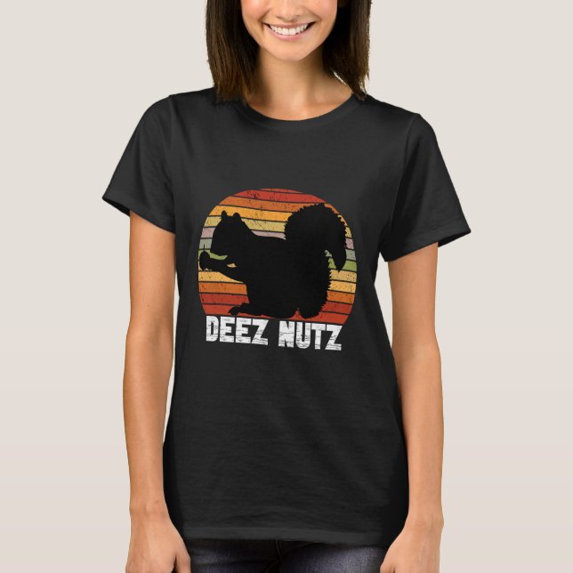 Camiseta Deez Nutz Nutcracker Squirrel Gopher Chipmunk Dees (Frente)