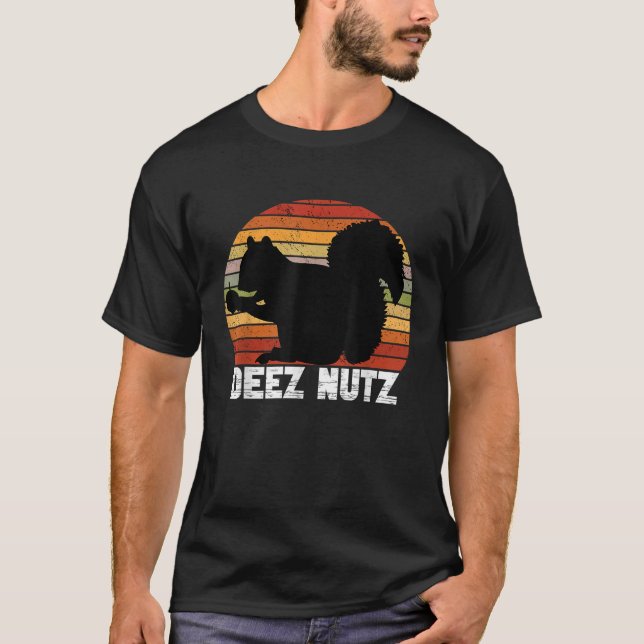 Camiseta Deez Nutz Nutcracker Squirrel Gopher Chipmunk Dees (Frente)