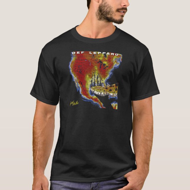Camiseta Def Leppard - Primeira Greve (Frente)