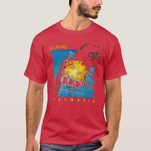Camiseta Def Leppard Pyromania Álbum amigo amigos
