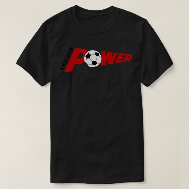 Camiseta Defeito Chicago Power NPSL 1990 (Frente do Design)