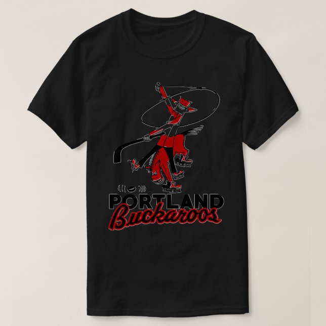 Camiseta Defeito Portland Buckaroos Hockey (Frente do Design)