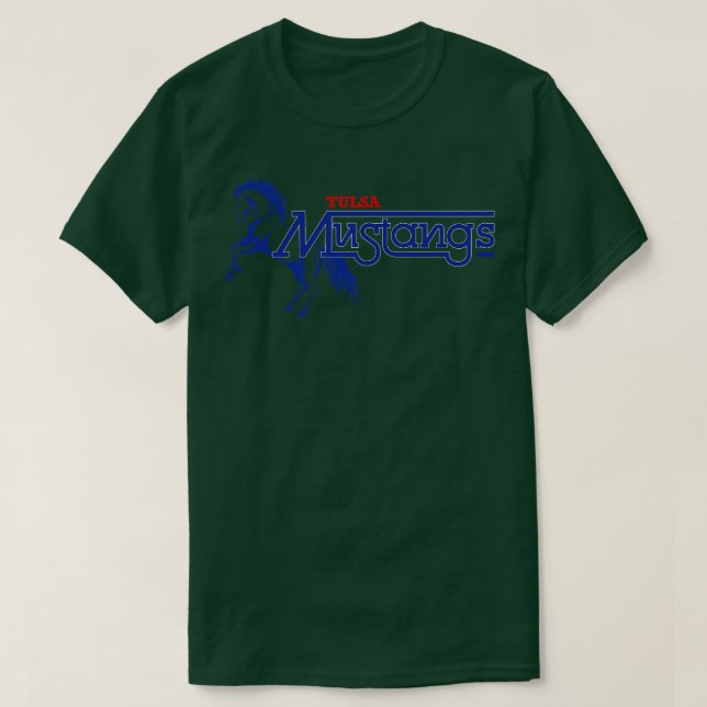 Camiseta Defeito Tulsa Mustangs AFA 1979 (Frente do Design)