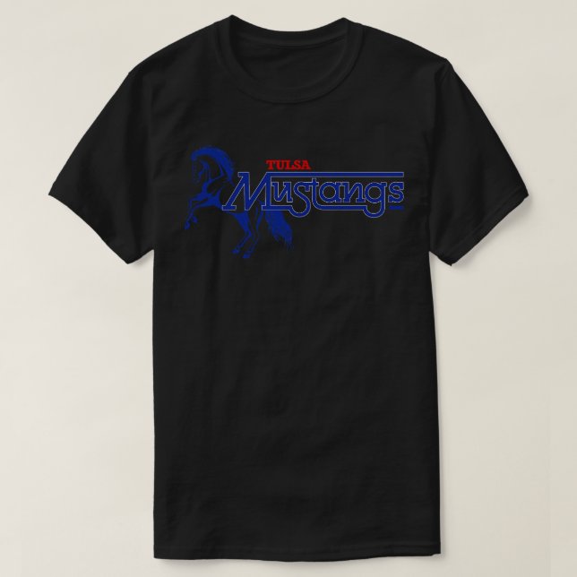 Camiseta Defeito Tulsa Mustangs AFA 1979 (Frente do Design)