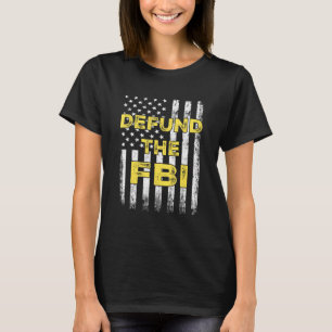 Camiseta Defenda A Bandeira Americana Do FBI