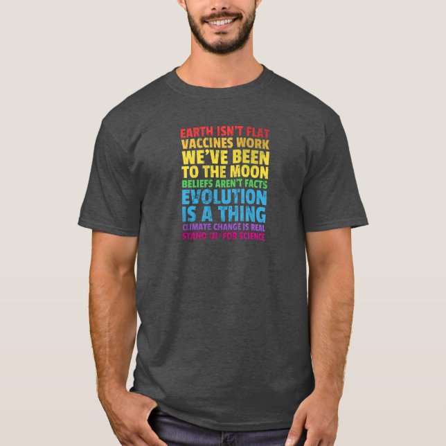 Camiseta "Defenda A Ciência" (Frente)