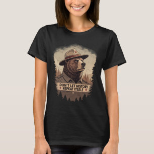Camiseta Defenda a Democracia - Não Deixe a História se Rep