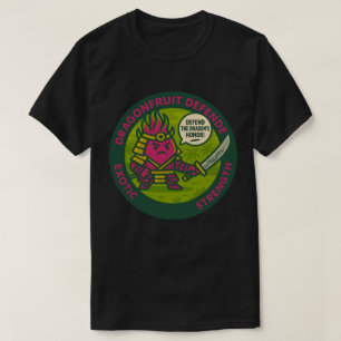Camiseta Defenda a Honra do Dragão Guerreiro Fruta 