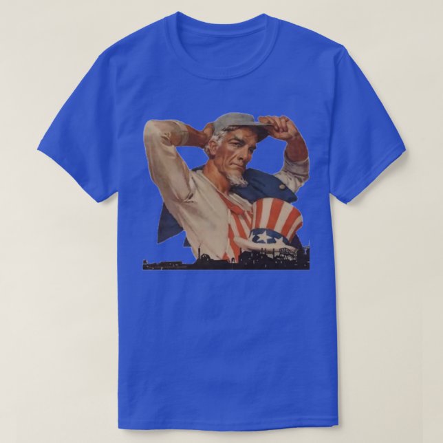 Camiseta Defenda a liberdade americana (Frente do Design)