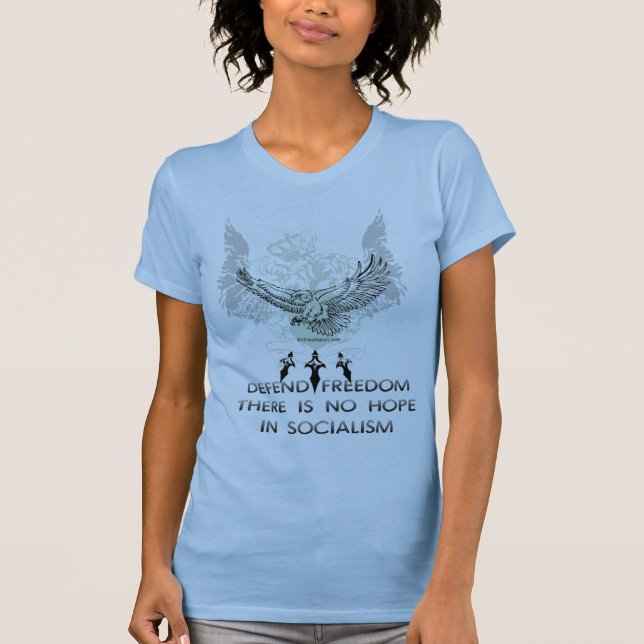 Camiseta Defenda a liberdade Eagle (Frente)