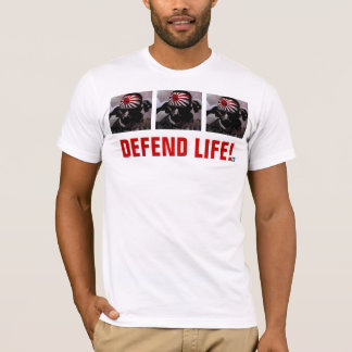 Camiseta DEFENDA A VIDA!  Edição do Kamikaze II
