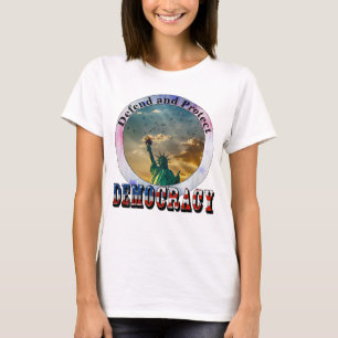 Camiseta Defenda e proteja a DEMOCRACIA