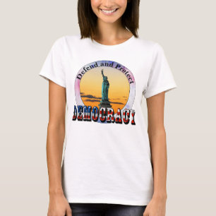 Camiseta Defenda e proteja a DEMOCRACIA