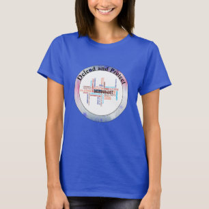 Camiseta Defenda e proteja nossa DEMOCRACIA