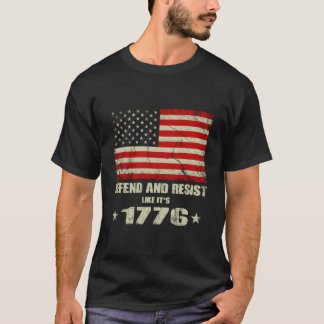 Camiseta Defenda E Resista Como Se Fosse 1776