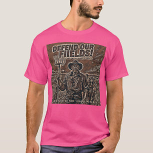 Camiseta Defenda nossos campos - único