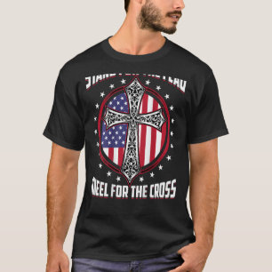 Camiseta Defenda o Sinalizador do U Patriótico Cruz