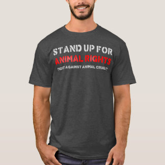 Camiseta Defenda os Direitos dos Animais retro