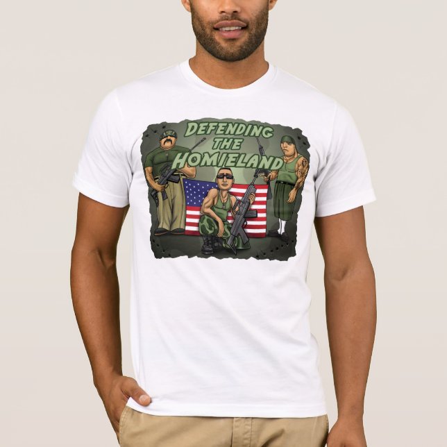 Camiseta Defendendo o Homieland (Frente)
