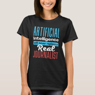 Camiseta Defendendo o Trabalho de um Jornalista AI