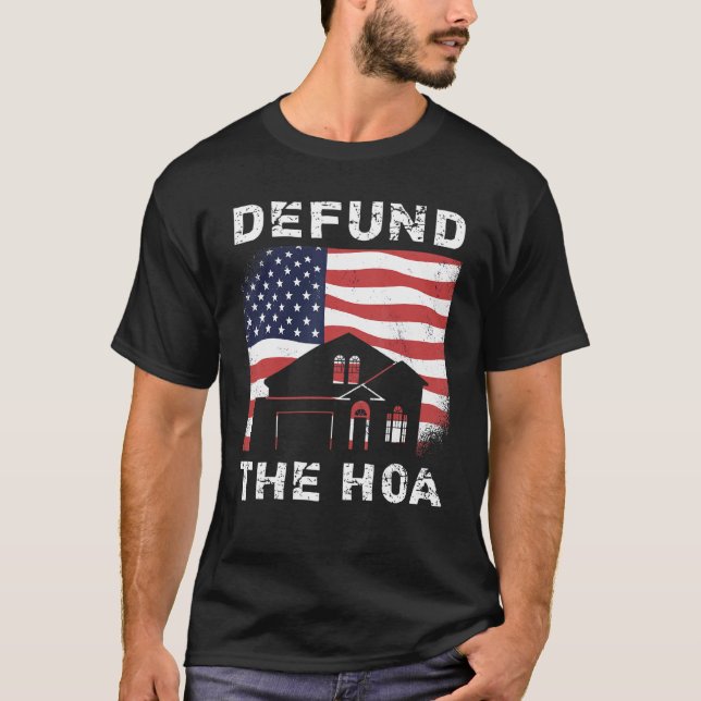 Camiseta Defender A Associação Dos Proprietários Do HOA 12 (Frente)