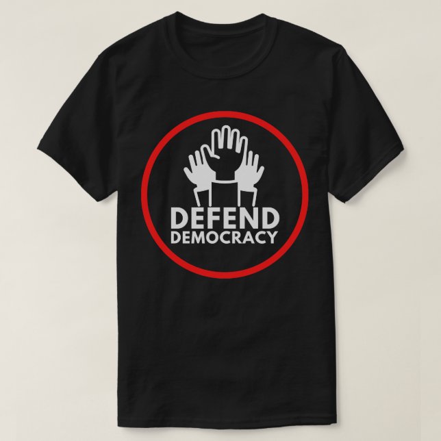 Camiseta Defender a Democracia 15 (Frente do Design)