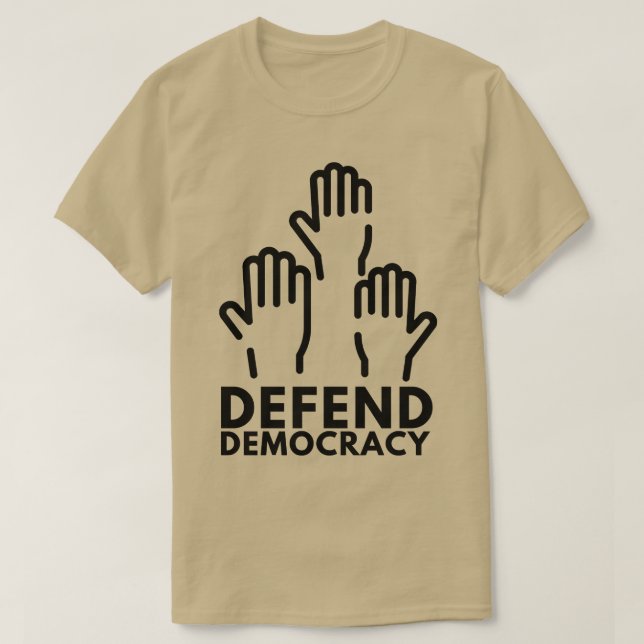 Camiseta Defender a Democracia 6 (Frente do Design)