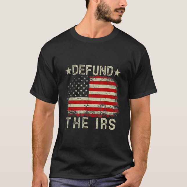 Camiseta Defender A Devolução Fiscal Irs Tee Anti Tax Irs F (Frente)