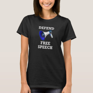 Camiseta Defender a liberdade de expressão
