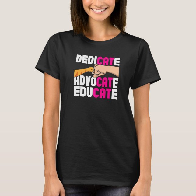 Camiseta Defender Advogar Educar Resgate de Animais Resgate (Frente)