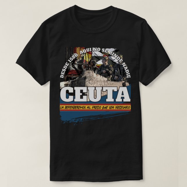 CAMISETA DEFENDER CEUTA (Frente do Design)