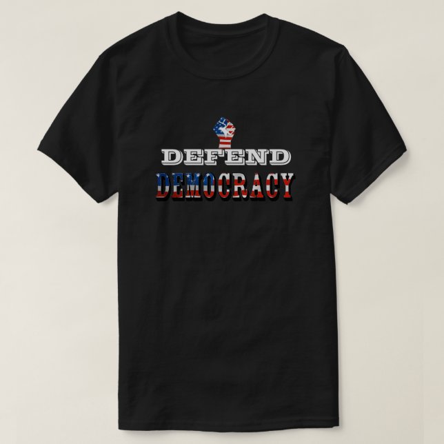 CAMISETA DEFENDER DEMOCRACIA (Frente do Design)