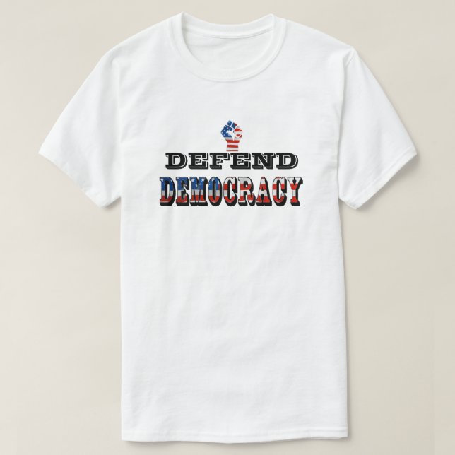 CAMISETA DEFENDER DEMOCRACIA (Frente do Design)