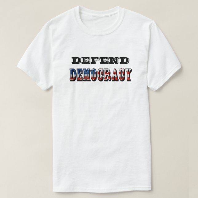 CAMISETA DEFENDER DEMOCRACIA (Frente do Design)