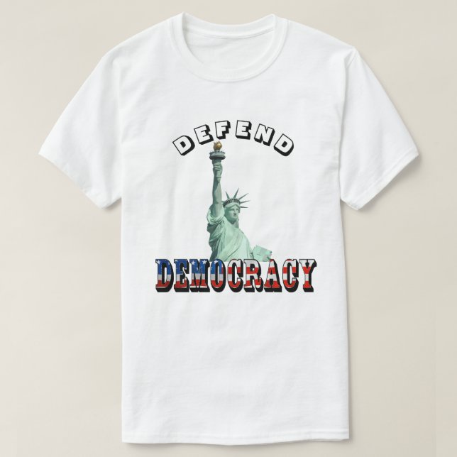 CAMISETA DEFENDER DEMOCRACIA (Frente do Design)