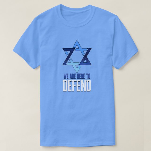 CAMISETA DEFENDER ISRAEL (Frente do Design)