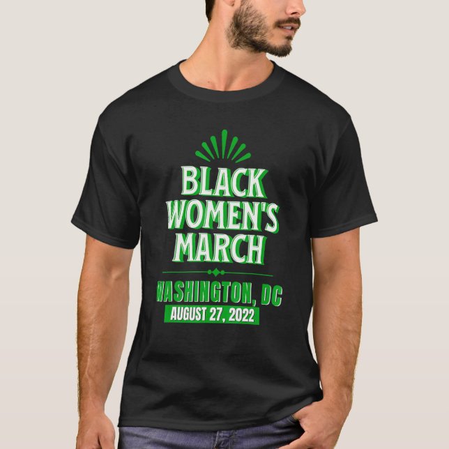 Camiseta Defender Proteger Mulheres Negras Rali dos Direito (Frente)
