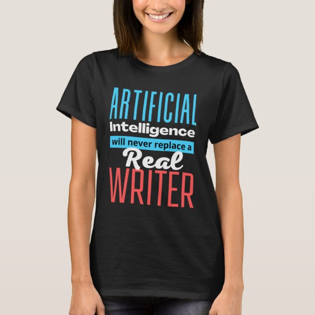 Camiseta Defending the Work of a Writer  AI (Frente)